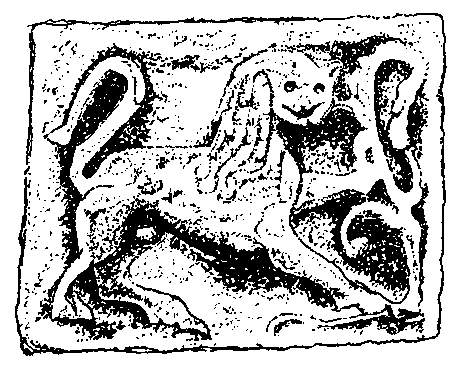 The lion-like Anglian beast